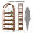 70.87'' H X 31.5'' W Etagere Arched Bookcase-1462451553