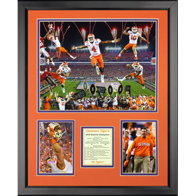 Souvenirs encadrée« clemson tigers 2016 college », "collage de champions"