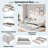 Upholstered L-shaped Upholstered Daybed With Pop Up Trundle-2010780823