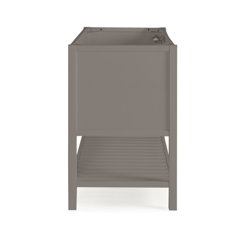 Bennet 48" W Modern Shaker Soft Close Doors Vanity Cabinet with Open Storage Shelf