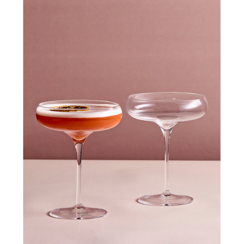 Juno Clear Champagne Coupes