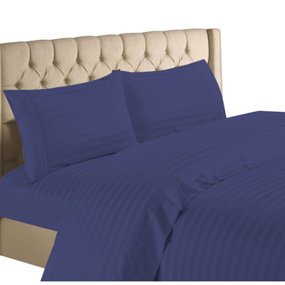 Egyptian Cotton Striped Sheet Set