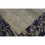 Tapis unique en laine noué à la main bleu / brun 8 pi 1 po x 9 pi 7 po Zarbof