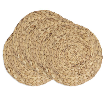 Handwoven Water Hyacinth Placemat (Set of 4)
