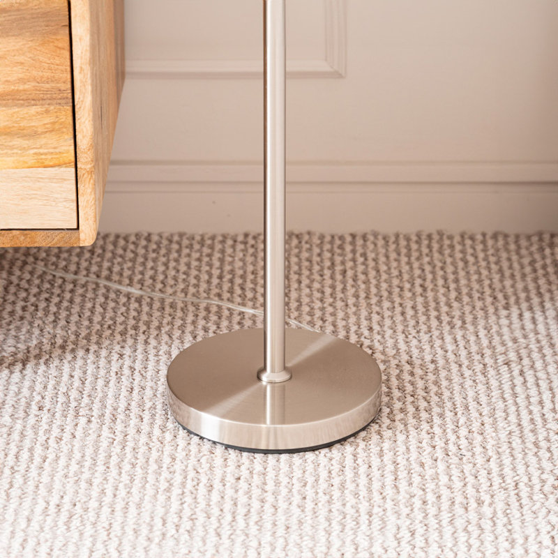 Raitcho 150cm Traditional Floor Lamp, Chrome