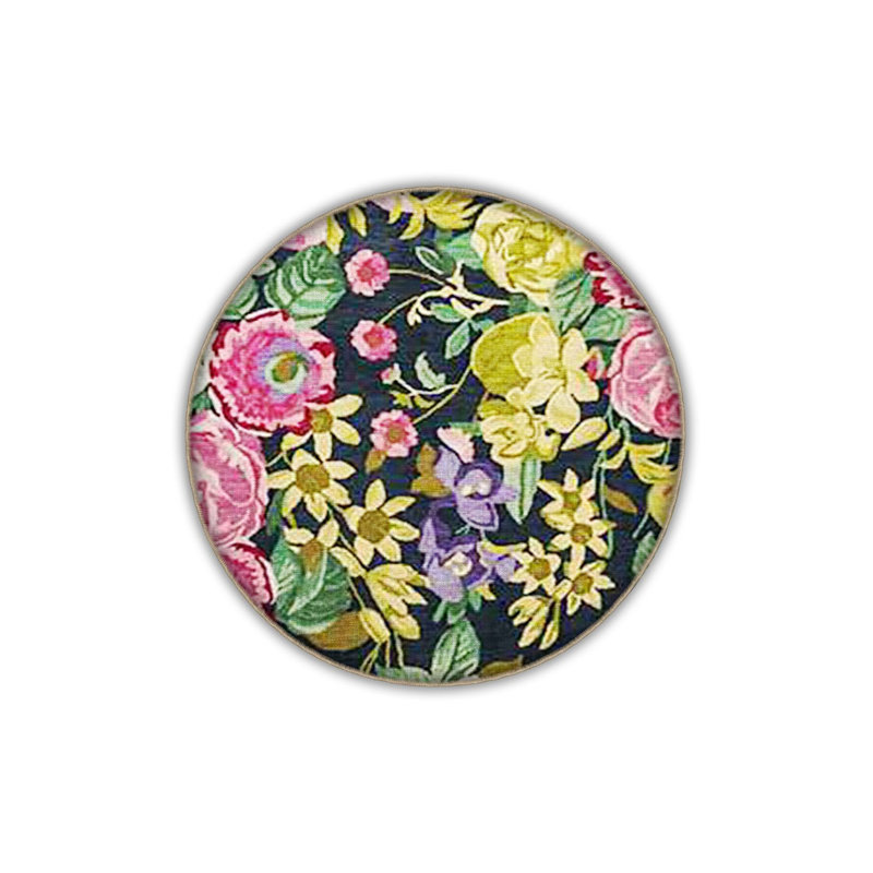 Multi Colour Mixed Floral and Rose Pattern Modern Decorative Machine Washable Area Rug, Runner 3'3" x 6'7"