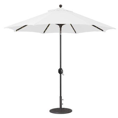Nadasha 108'' Lighted Market Sunbrella® Umbrella