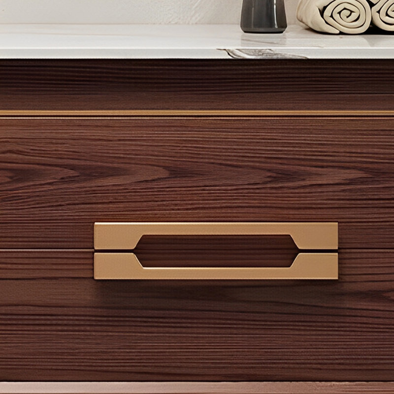 New Chinese-style rock plate bathroom cabinet, 19.68" H x 70.86" W x 21.65" D
