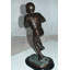Bayles Boy playing football Bronze Statue -  Size: 10"L x 8"W x 20"H.