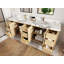 Chêne blanc Elizabeth X P 22 po D Meuble-lavabo double avec 2 po Quartz-121972666
