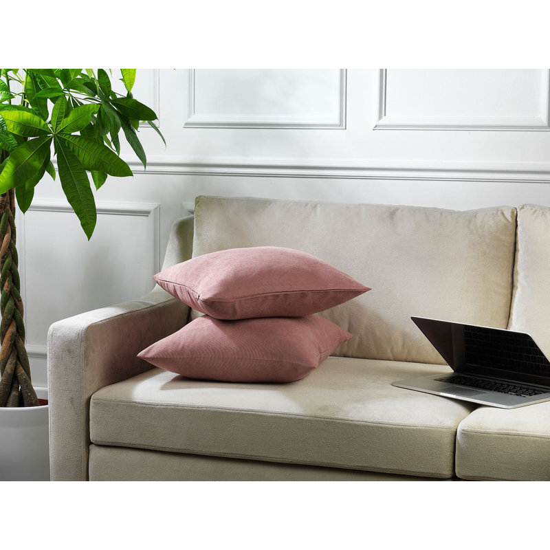 Indoor / Outdoor Square Scatter Cushion Cover, 60 x 60cm, Rose pink