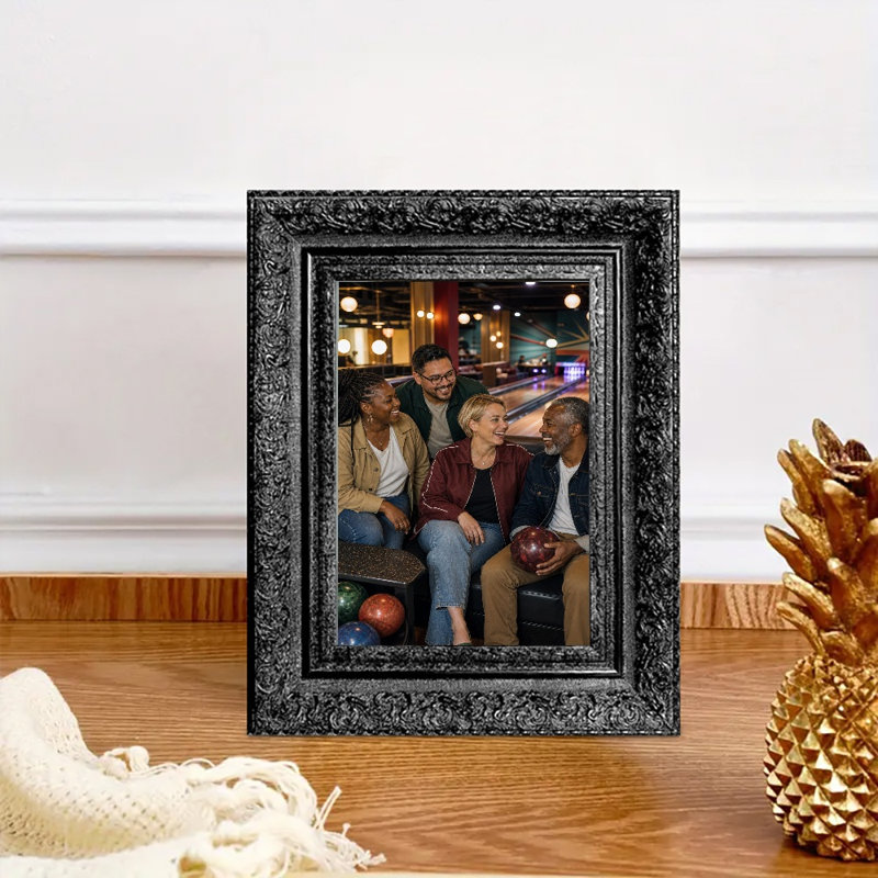 Black 3 PCS 5" x 7" Everyday Picture Frame with Wall or Table Placement