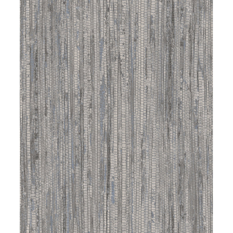 Zaiden 10m x 53cm Matte Wallpaper Roll, Dark Grey