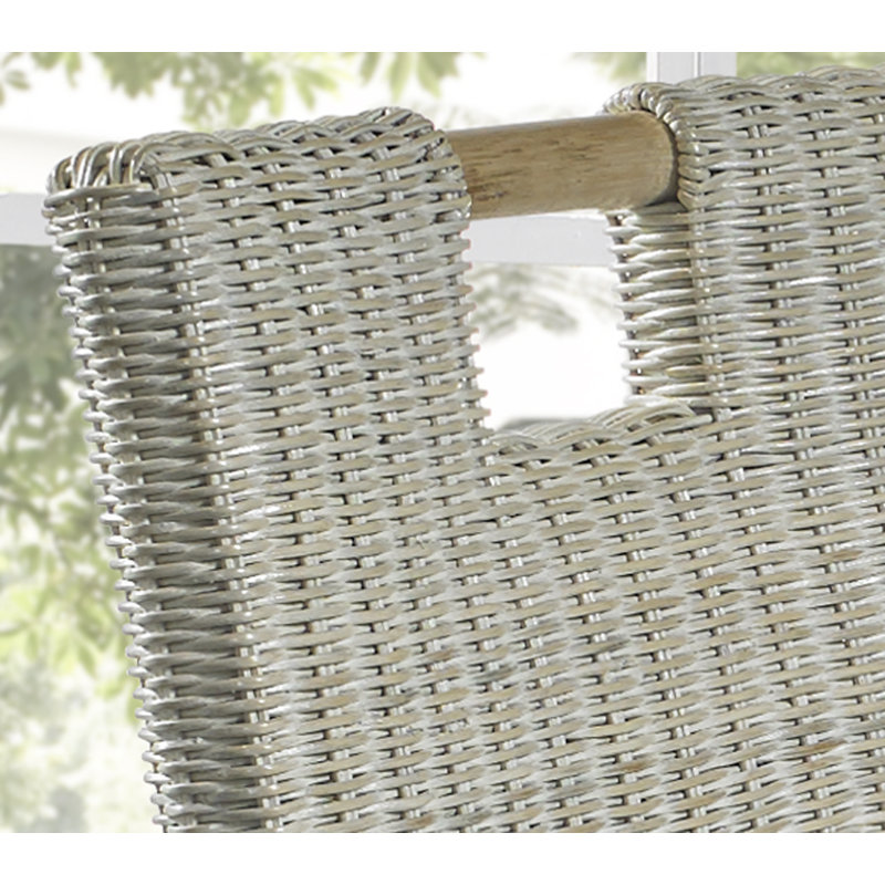 Chaise d'appoint Dareese en blanc délavé, 2