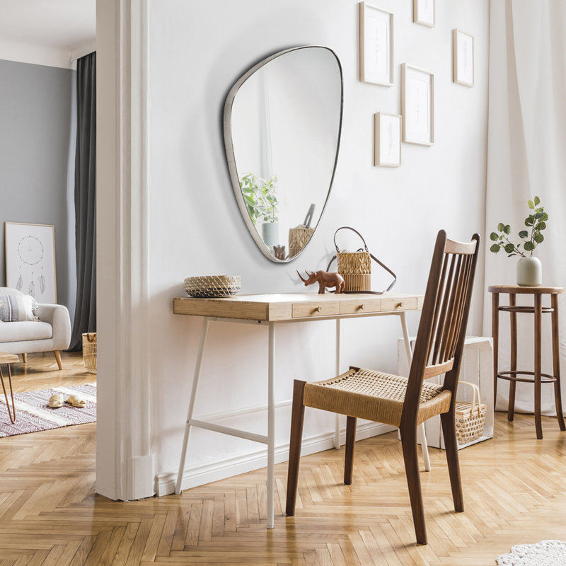 Averill Engineered Wood Flat Wall Mirror