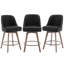 Tabouret de comptoir pivotant 26 po Kishmat-643635078