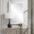 Iskan White Scalloped Mirror