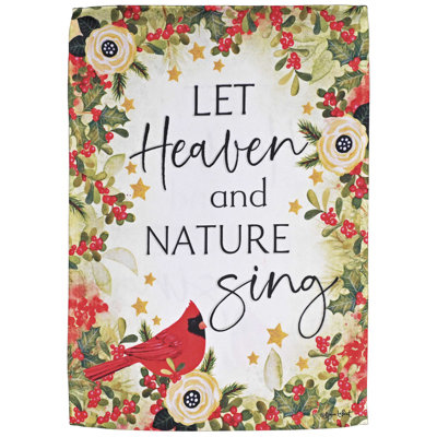 Garden Flag Let Heaven And Nature Sing