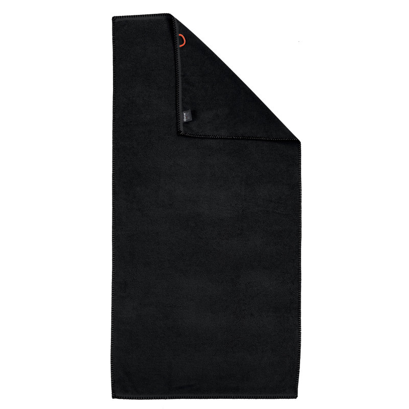 Erick Midweight Bath Towel, Black