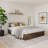 3 Drawer Storage Bed Frame-329709632-389713924