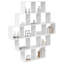  Wall Shelf with Shelf with Storage Engineered Wood Shelving Home System