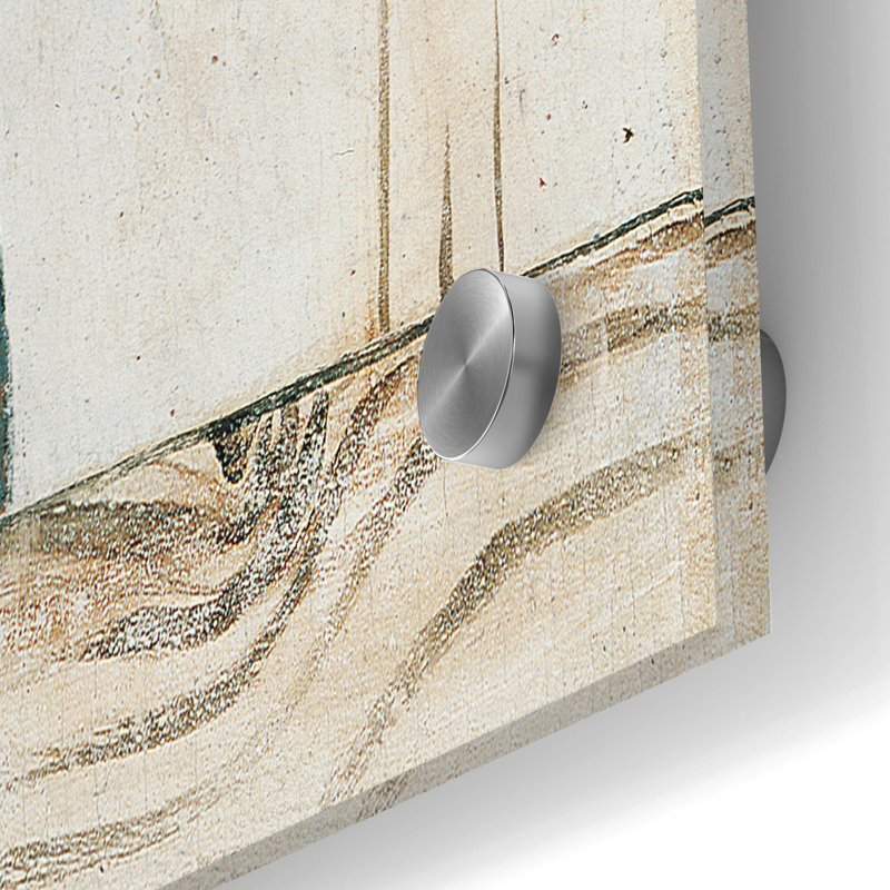Art mural en verre Breakwater Bay «Racer 1» par David Carter, H 36 po x l 24 po x P 0,2 po