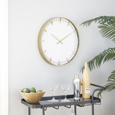 Della Metal Wall Clock