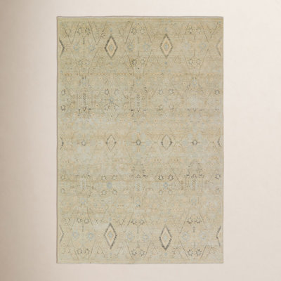 Maisie Medallion Green/ Blue Area Rug (8'10"X11'9")