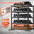 Meaghann Metal 72"H Height -Adjustable Shelving Unit, 5-Tiers Boltless Storage Shelves-2135447115