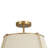 Nyjel Classical 4 - Light Linen Tapered Drum Semi Flush Mount-602705487-577421153