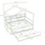 Lit plateforme avec rangement complet