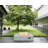 52 Inch Outdoor Concrete Propane Gas Rectangle Fire Pit Table In Antique White Color-376143337