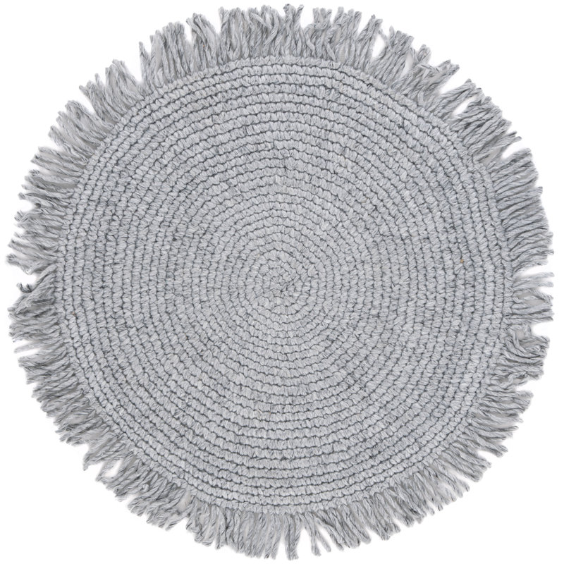 Wasilewski Hand Woven Pet Yarn Rug, Round 6'