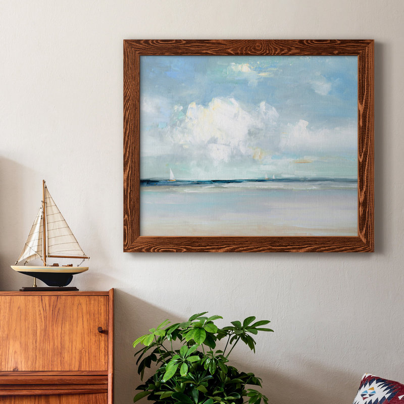 Summer Breeze - peinture sur toile encadrée, H 20 po x l 17 po x P 1,5 po, Érable