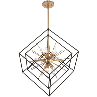 Oulu 9 - Light Dimmable Geometric Chandelier