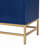 Sideboard Buffet Cabinet With Storage, Sideboard Cabinet With Adjustable Shelves, Rectangular Metal Handles And Legs For Kitchen, Living Room, And Dining Room, Navy-1668720134