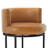26"Sculptural Swivel Modern Counter Stool With Cylindrical Metal Frame-657534215