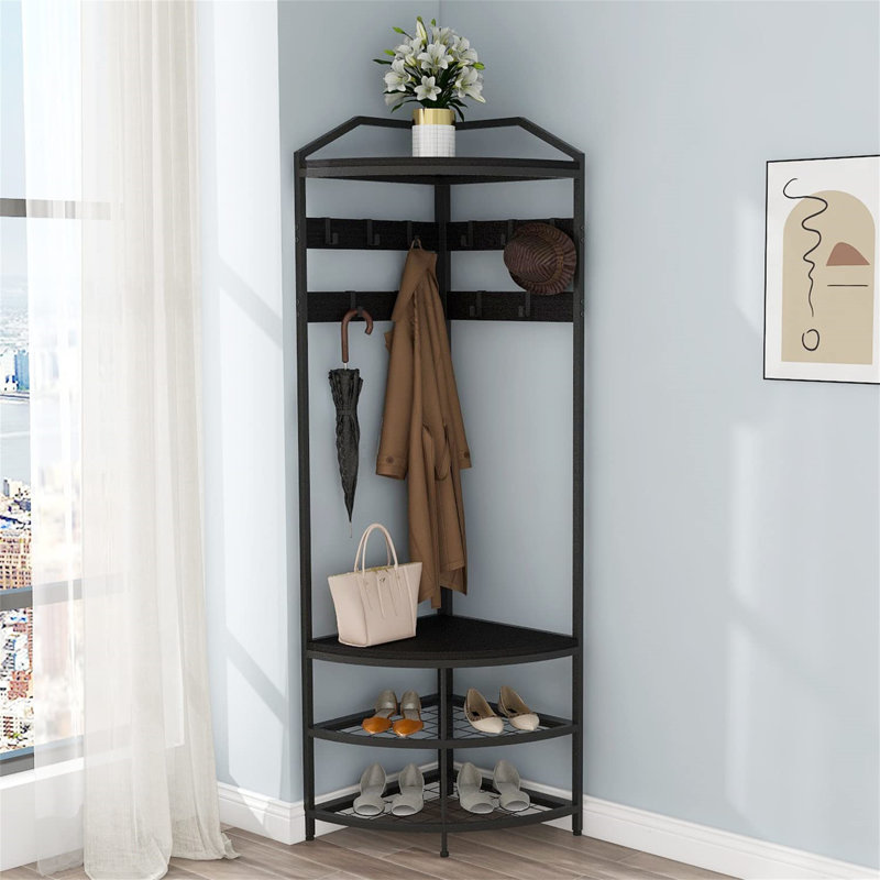 Hall Tree 44cm Wide, Brown