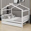 Lit en bois avec couchette-381132855