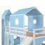 Lit mezzanine simple avec glissade-219888742