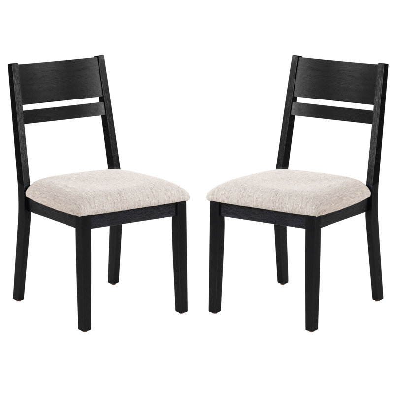 Chaise en bois Bellalexa, Noir, noir, noir, noir