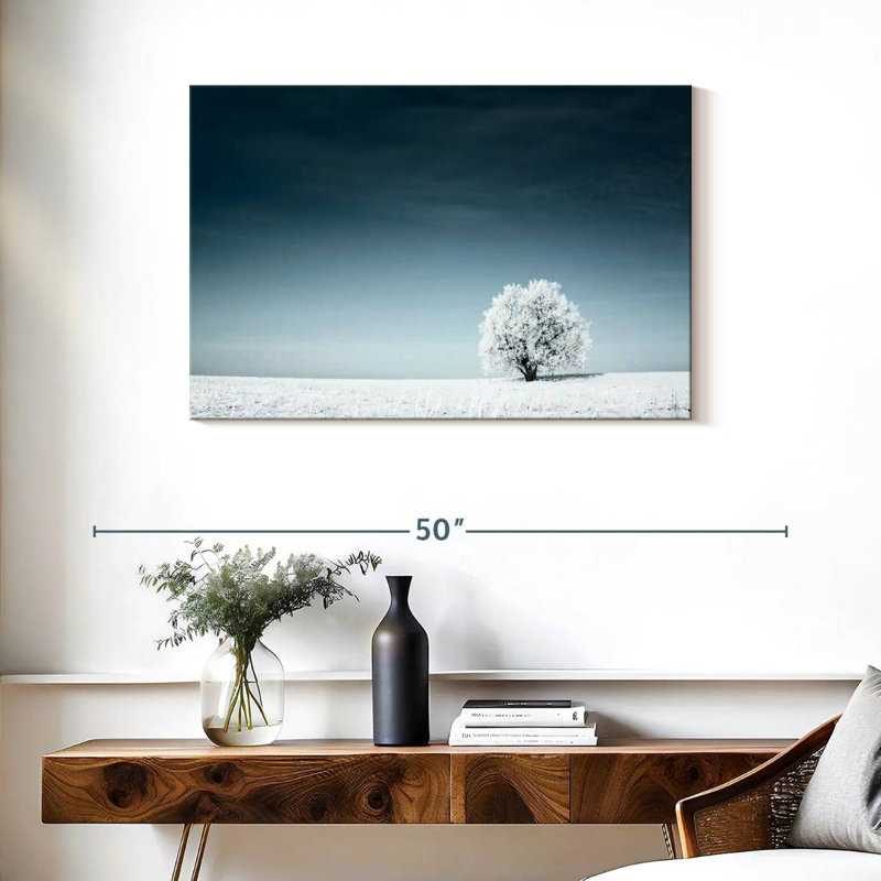 Alvord Lone Tree In Winter