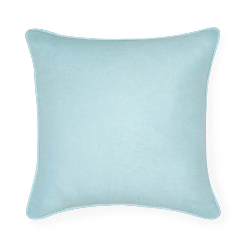 Manarola Square Pillow Cover & Insert, Gray/Cotton Candy