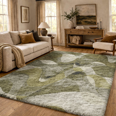 Tapis à poil long de qualité supérieure lavable à la machine ADS536