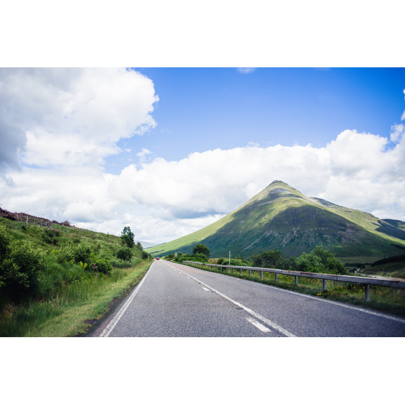 Scottish High Road - Wrapped Canvas Print, 81cm H x 122cm W x 3.8cm D