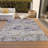 Machine Washable Indoor/Outdoor Christain ACN1379 Lavender Rug-109533400