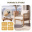 Ensemble de 2 chaises d'appoint d'extérieur en rotin-133572395