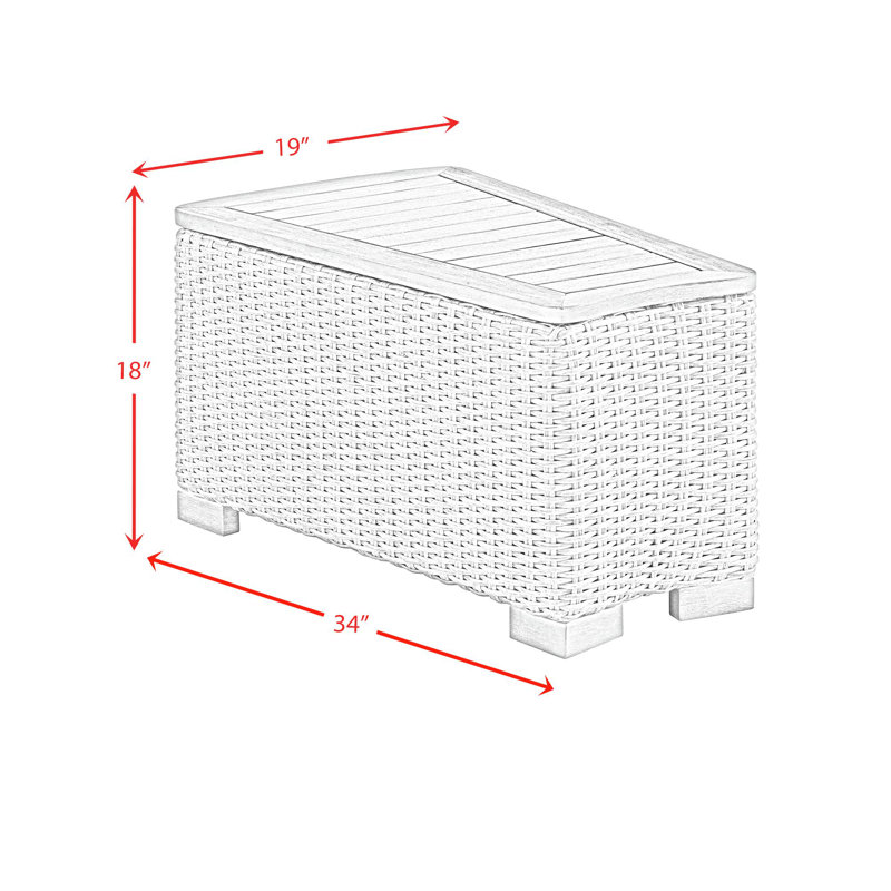 Console en coin Latitude Run® Eyne - coussins brun clair