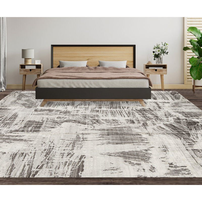 Abstract Area Rug, Rectangle 6' x 9'