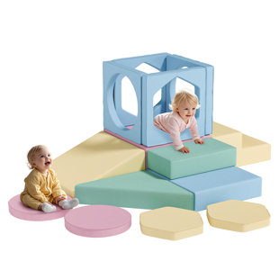 14 blocs d'escalade en mousse pour tout-petits d'intérieur